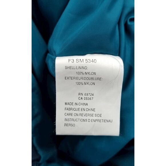 Columbia Vintage ‘80s Turquoise Blue + Red Ski Jacket Coat, men’s size XL - Picture 4 of 15